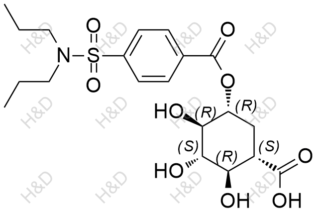 丙磺舒酰基葡糖苷酸