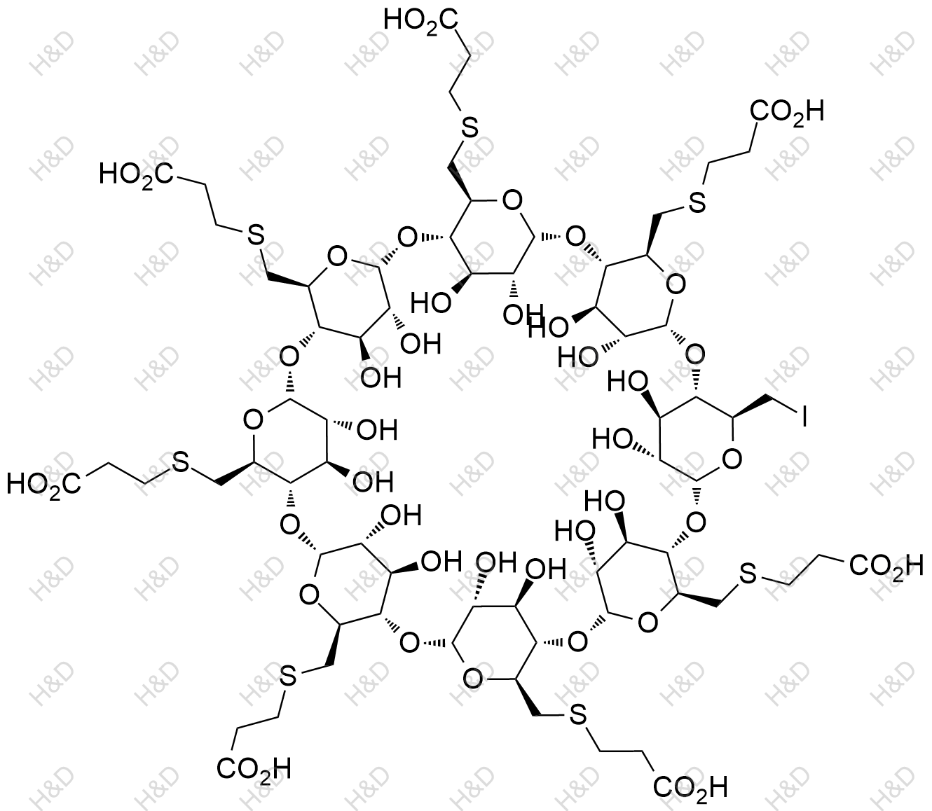舒更葡糖钠单碘代杂质
