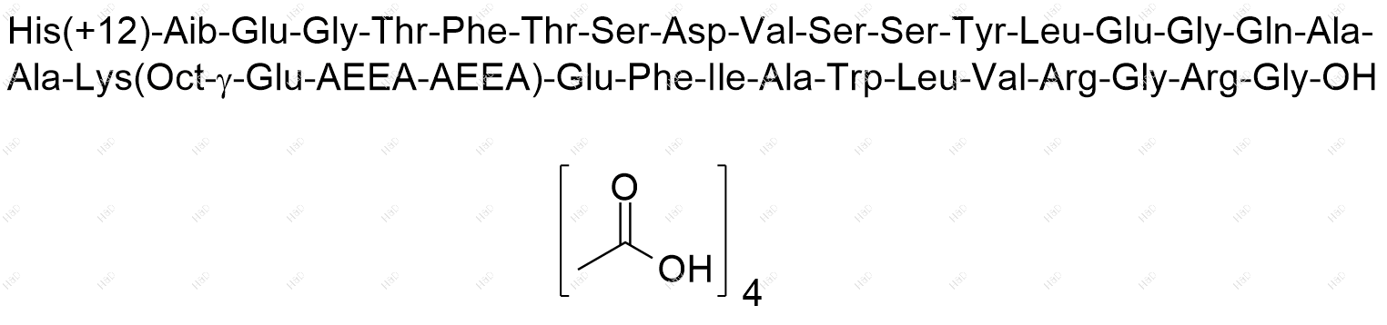 索玛鲁肽杂质170(四醋酸盐)