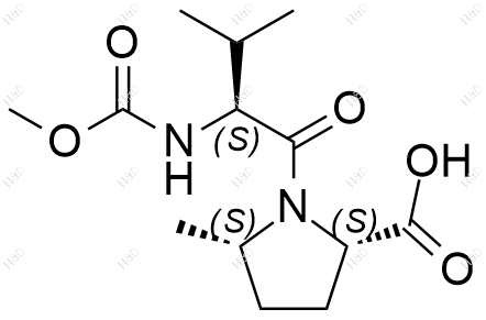 (5S)-N-(甲氧羰基)-L-缬氨酰-5-甲基-L-脯氨酸