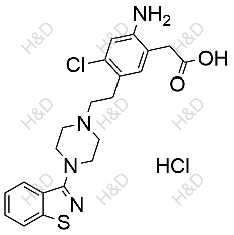 齐拉西酮EP杂质C(盐酸盐）