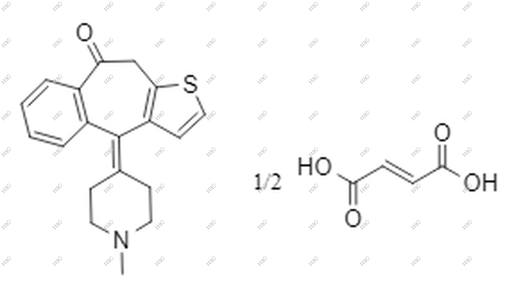 酮替芬EP杂质F（半富马酸盐）